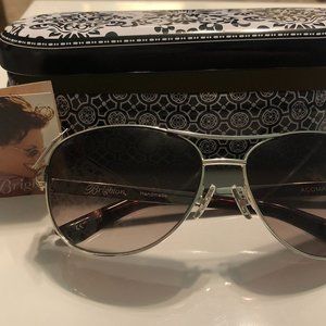 NEW - Brighton ACOMA Two-Tone Aviator Sunglasses